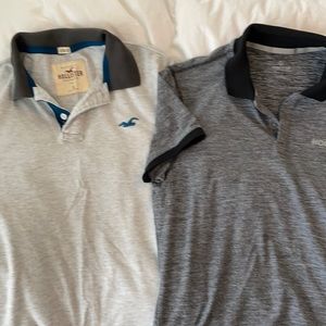 Two small Men’s Hollister polos